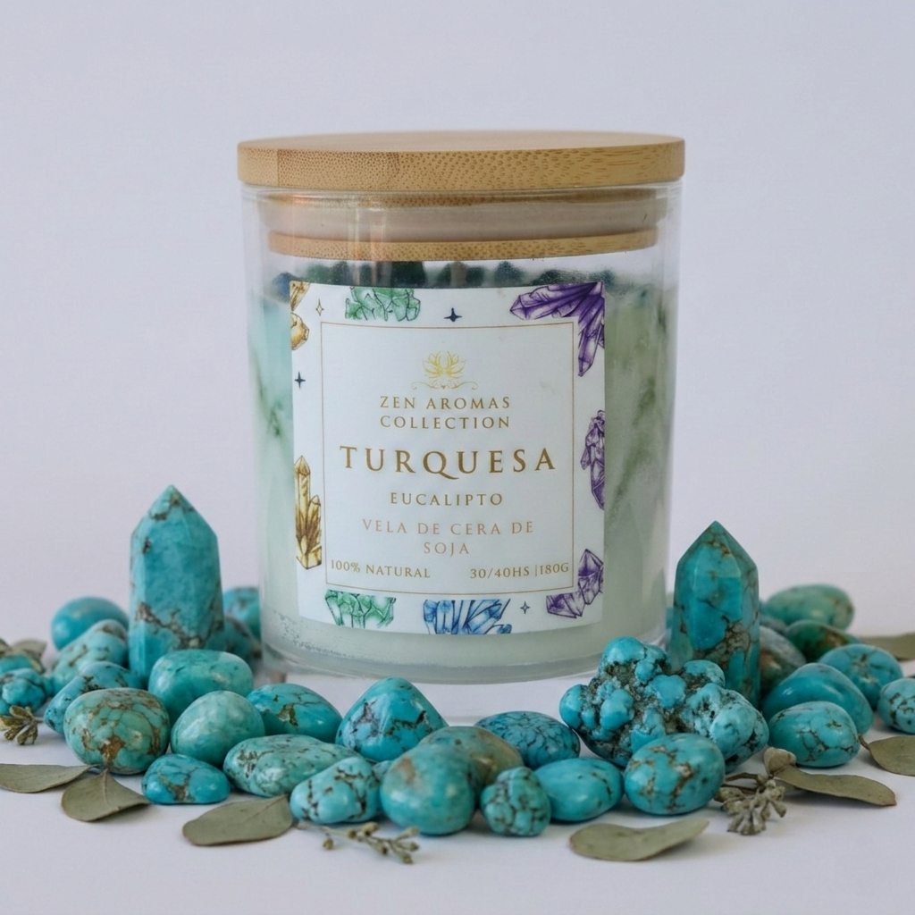 Vela Terapéutica Turquesa