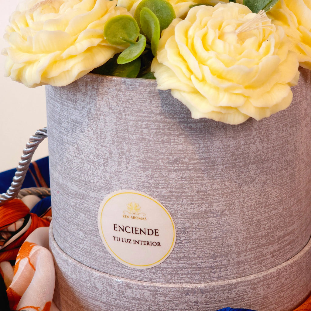 Bouquet Sueño de Peonías Cítrico