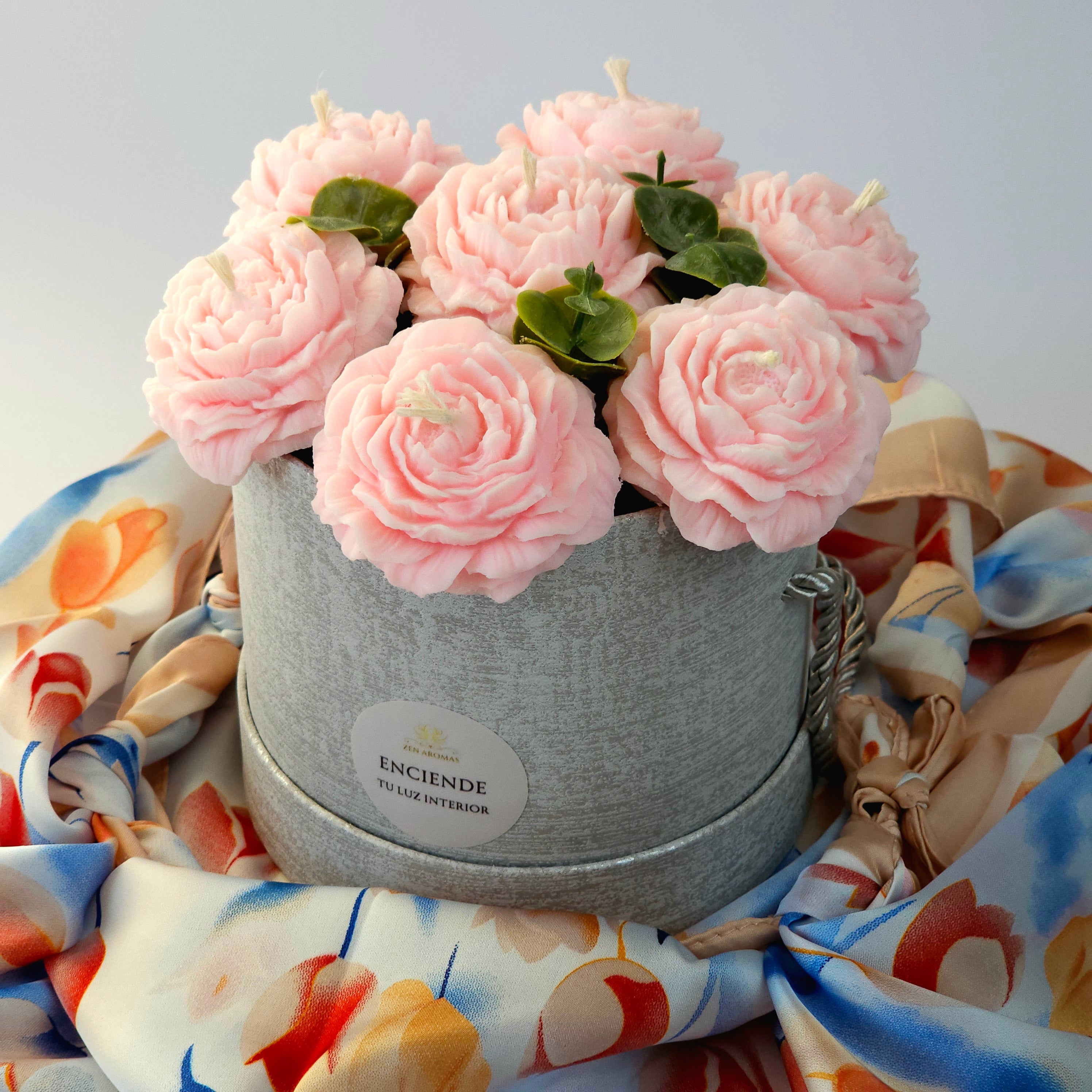 Bouquet Sueño de Peonías Rosa Pastel