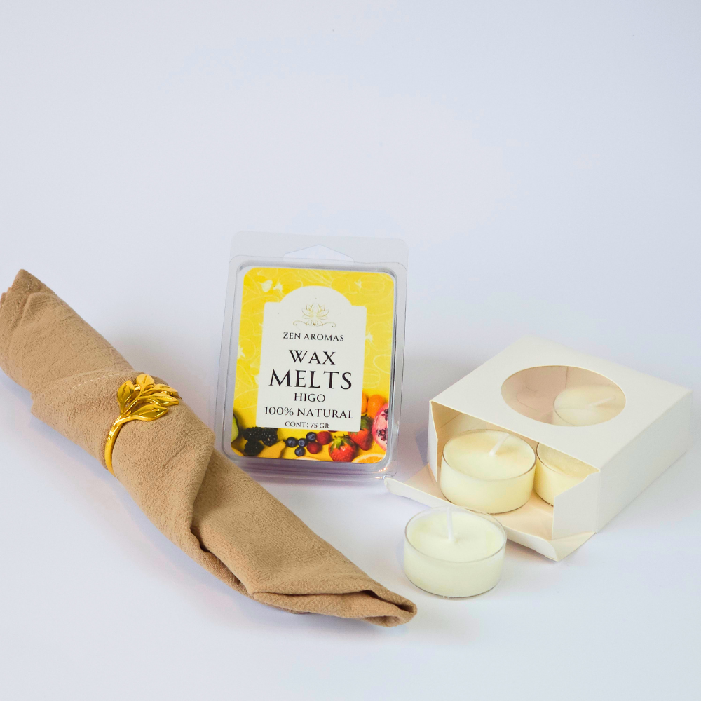 Kit Aromático Wax Melts + Velitas de Té