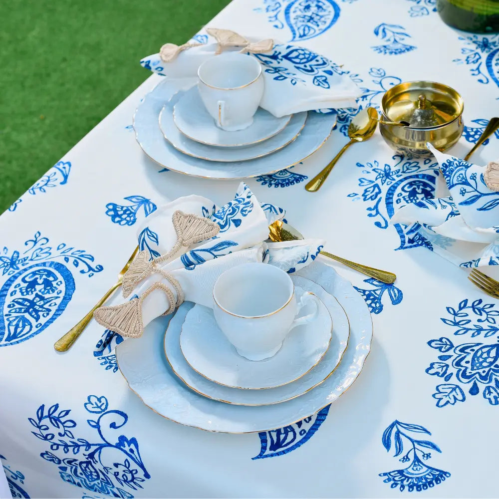 Mantel Oriente Azul