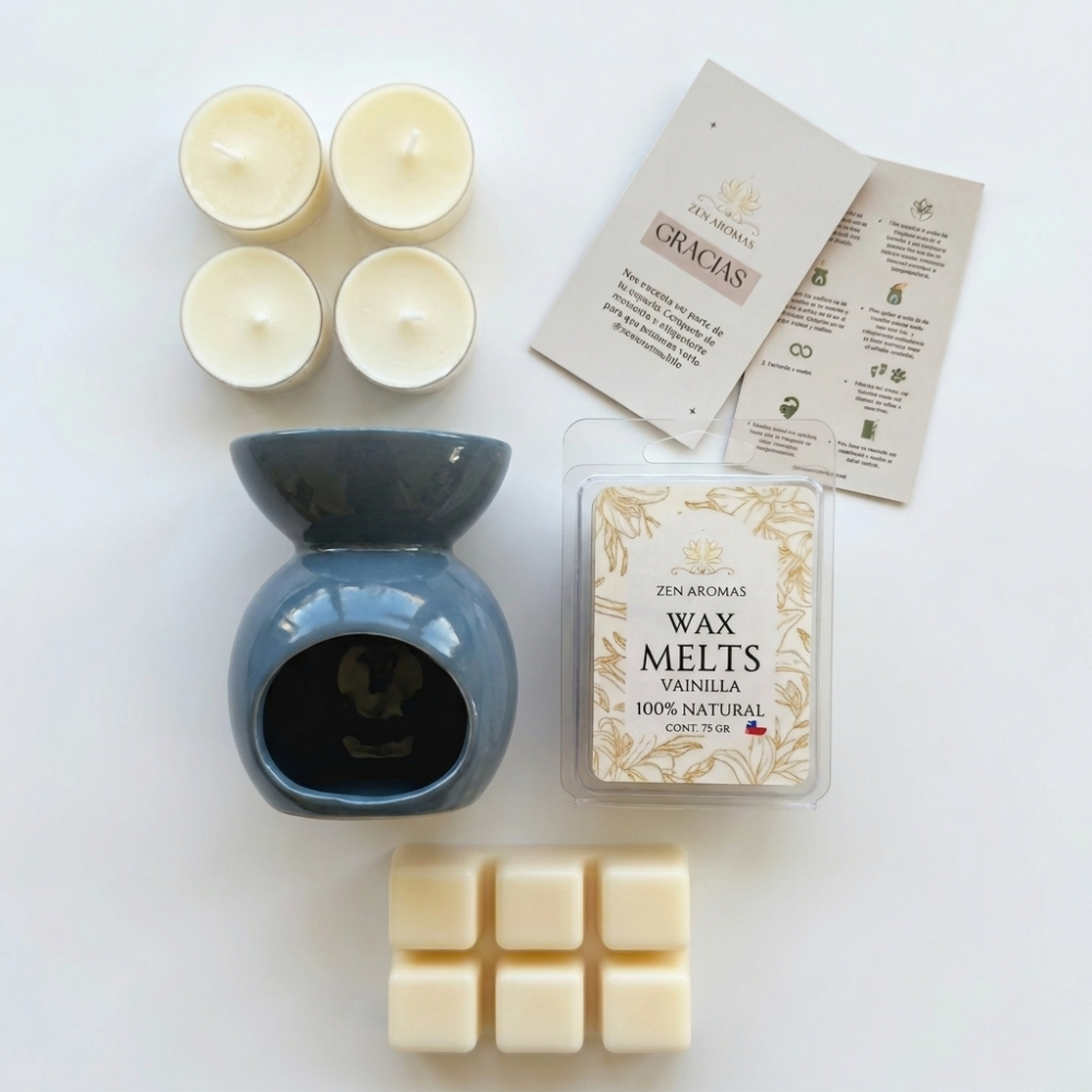 Kit Aromático con Wax Melts y Hornillo