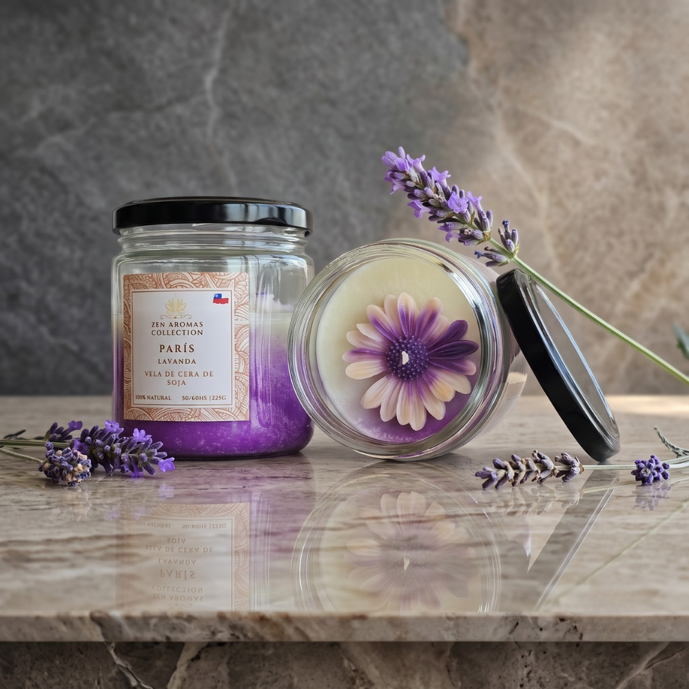 Vela Aromática París  | Lavanda
