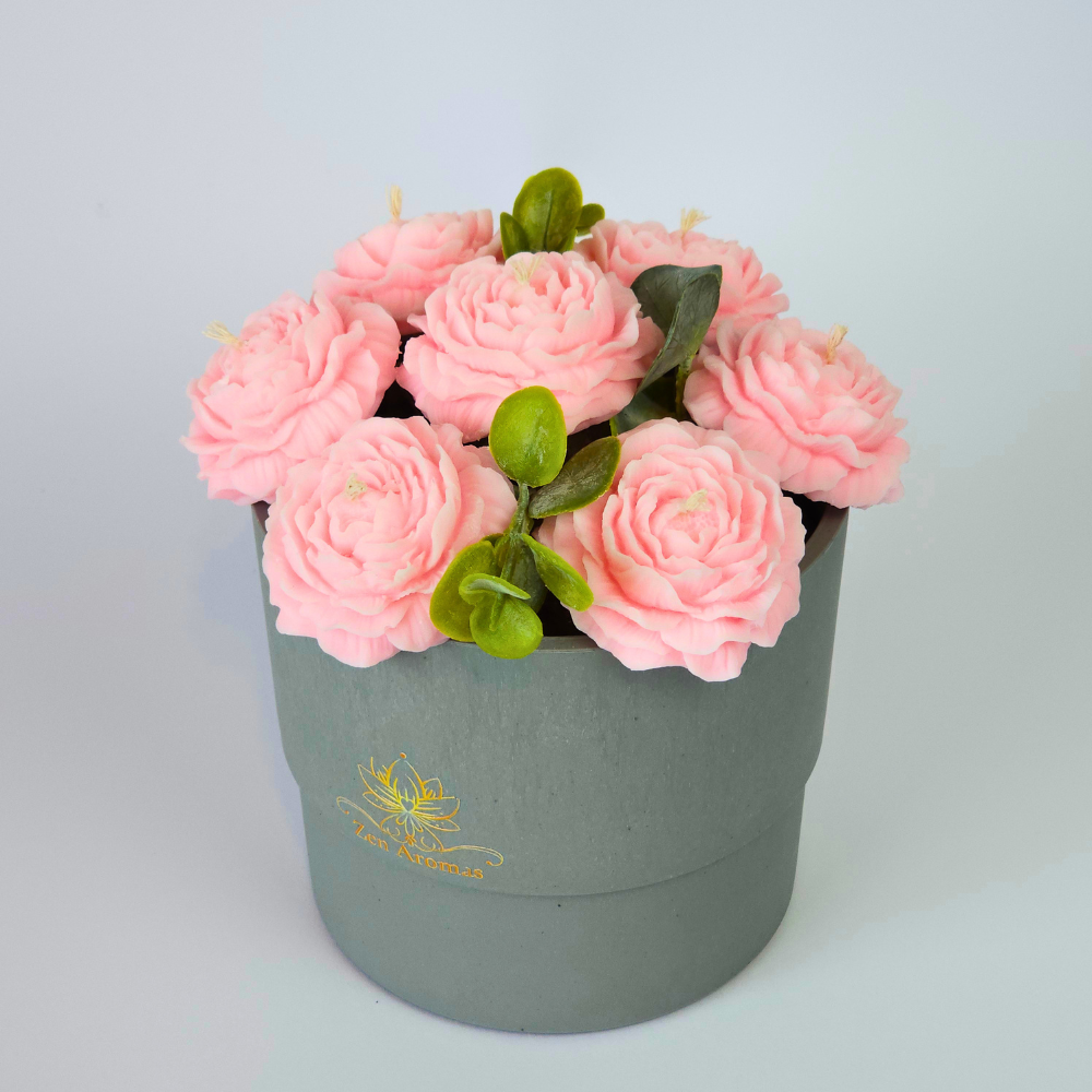 Bouquet Sueño de Peonías Rosa Pastel