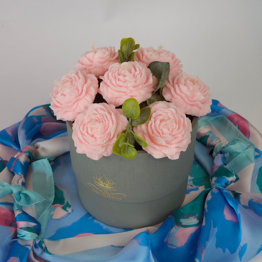 Bouquet Sueño de Peonías Rosa Pastel