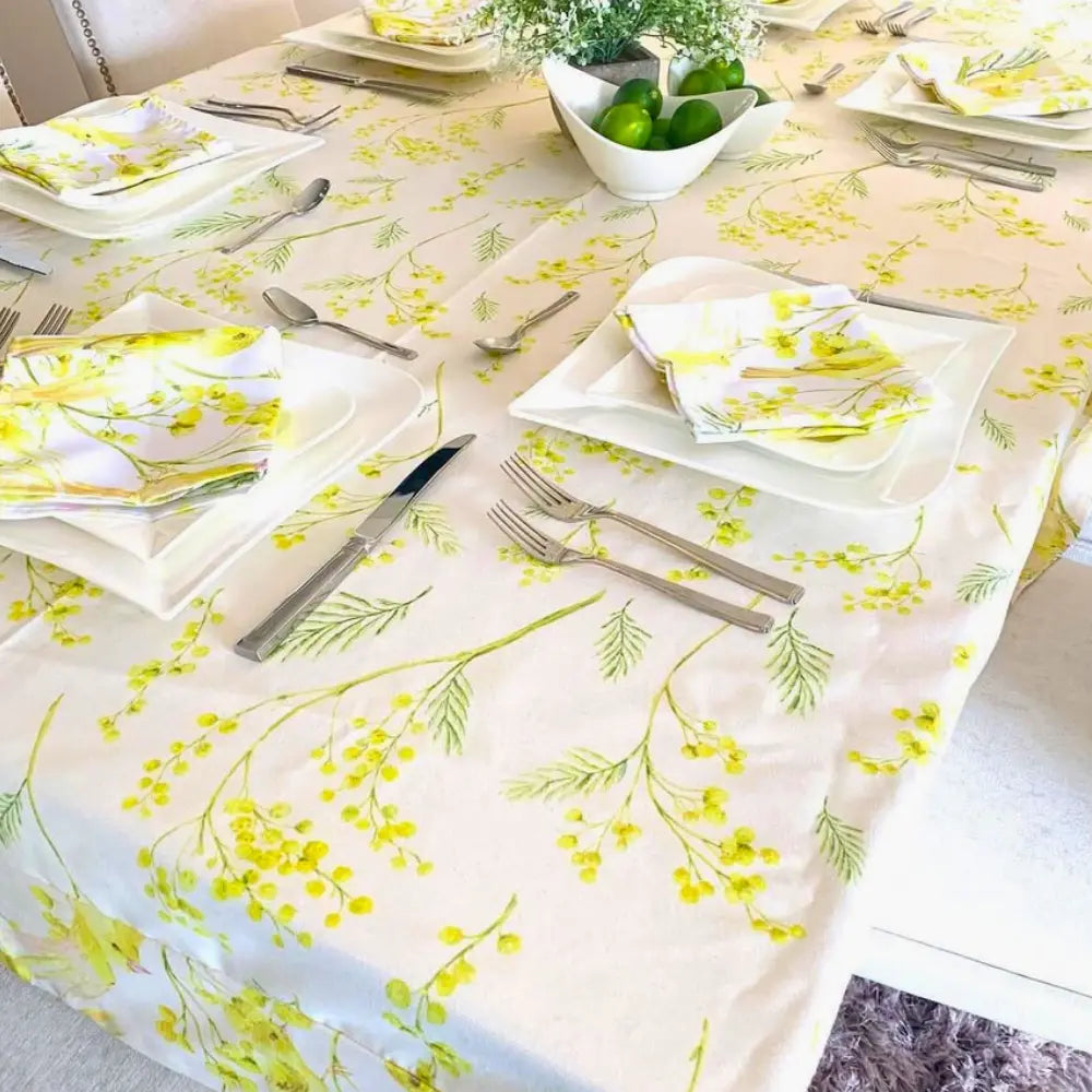 Mantel Naturaleza Amarilla