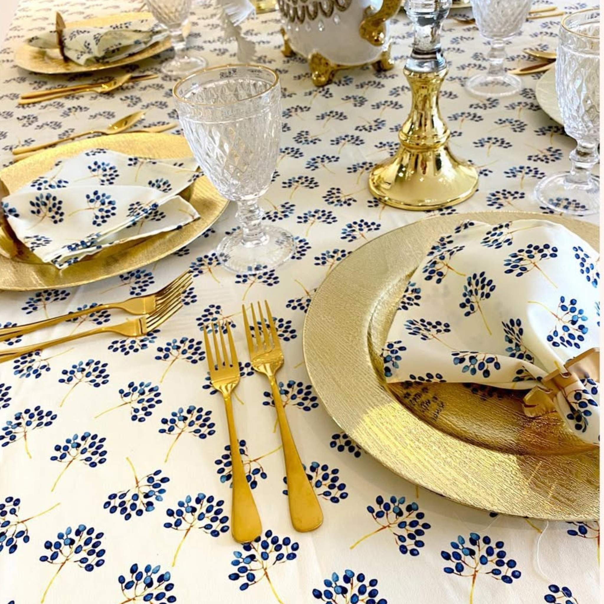 Mantel Jardín de Oro