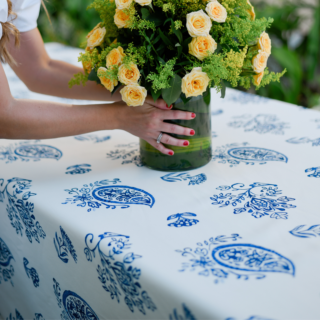 Mantel Oriente Azul