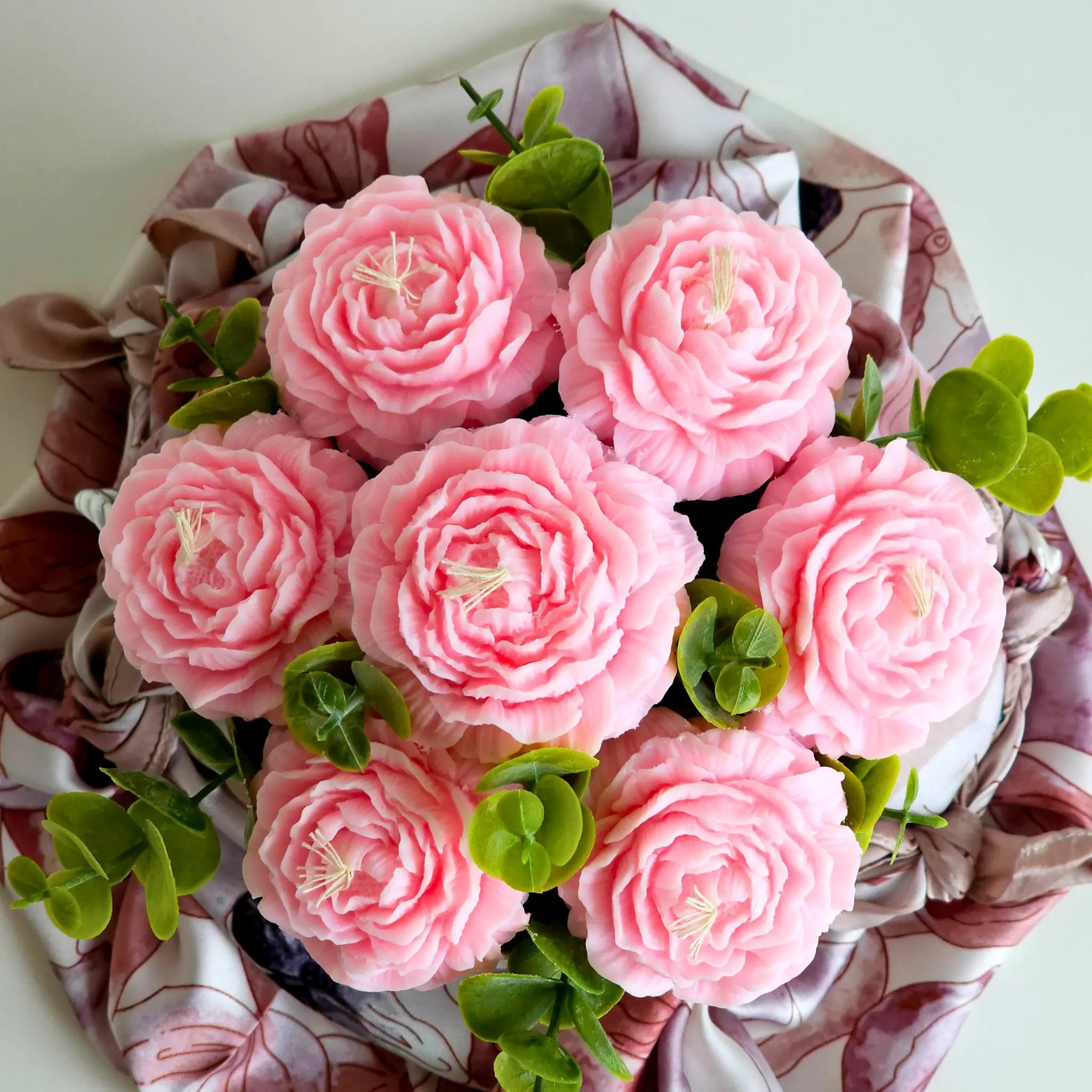 Bouquet Sueño de Peonías Rosa Pastel