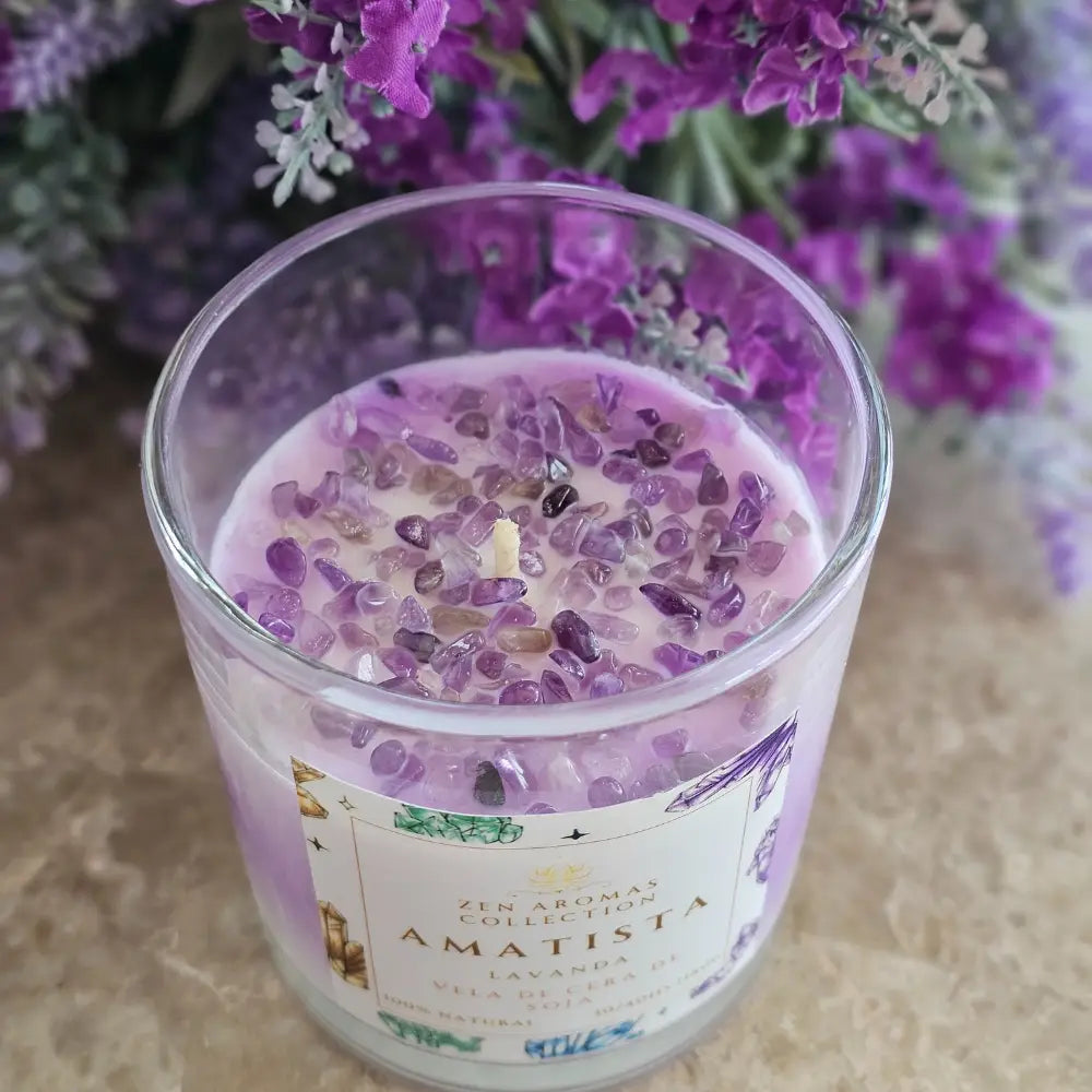 Vela Terapéutica Amatista