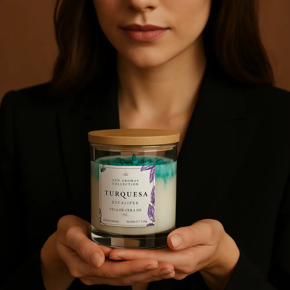 Vela Terapéutica Turquesa