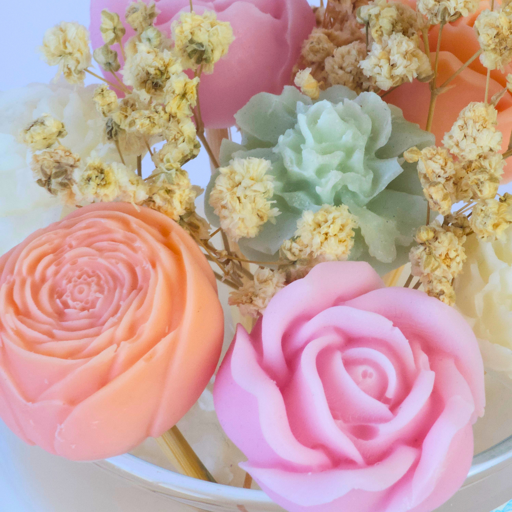 Vela aromática Super Rose Flower | Vela + Wax Melts