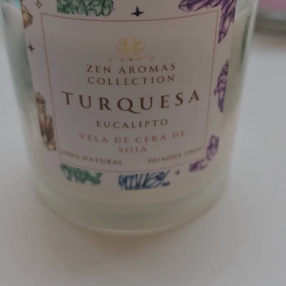 Vela Terapéutica Turquesa